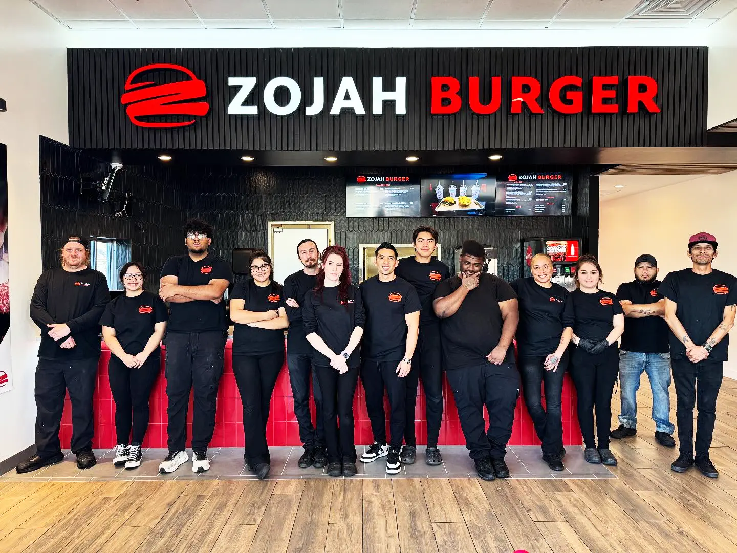 The ZOJAH Burger team in San Antonio