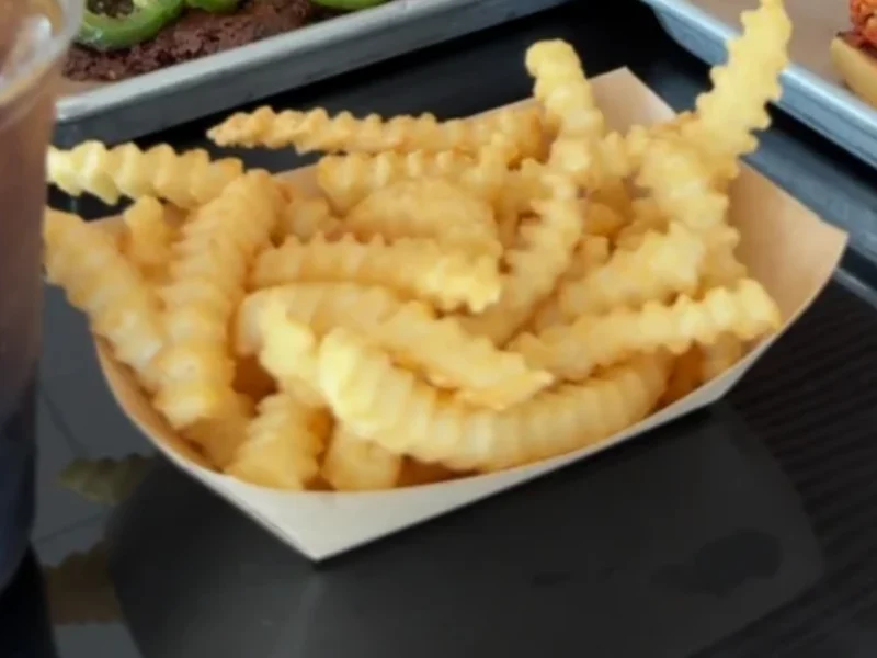 Crinkle-Cut Fries at ZOJAH Burger San Antonio